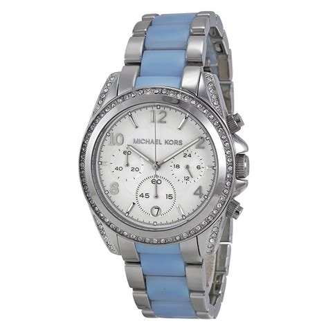 Michael Kors Blair Chronograph Steel Watch 